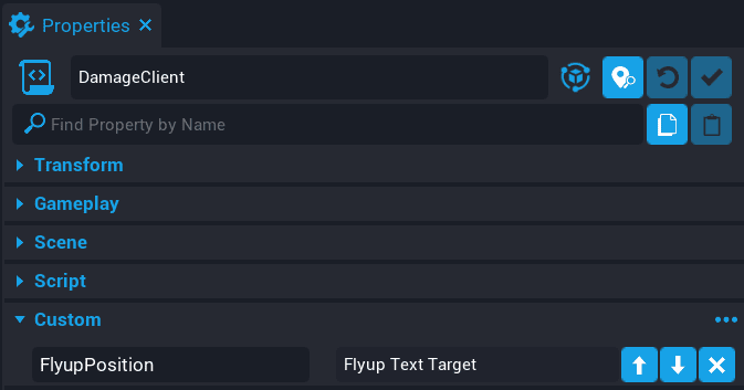 !FlyupPosition Custom Property