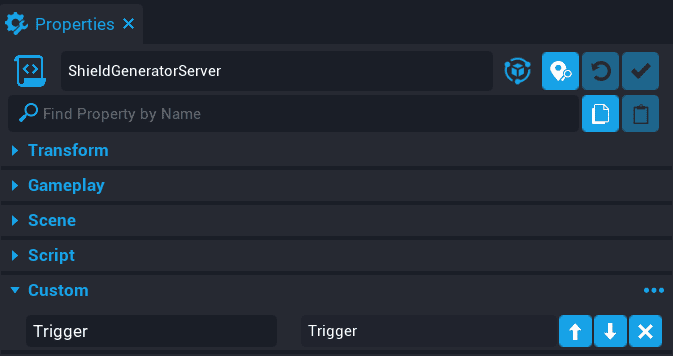!Trigger Custom Property