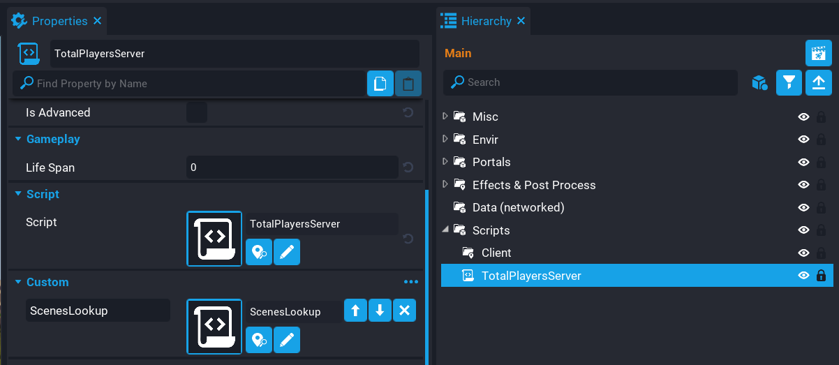 !ScenesLookup Property