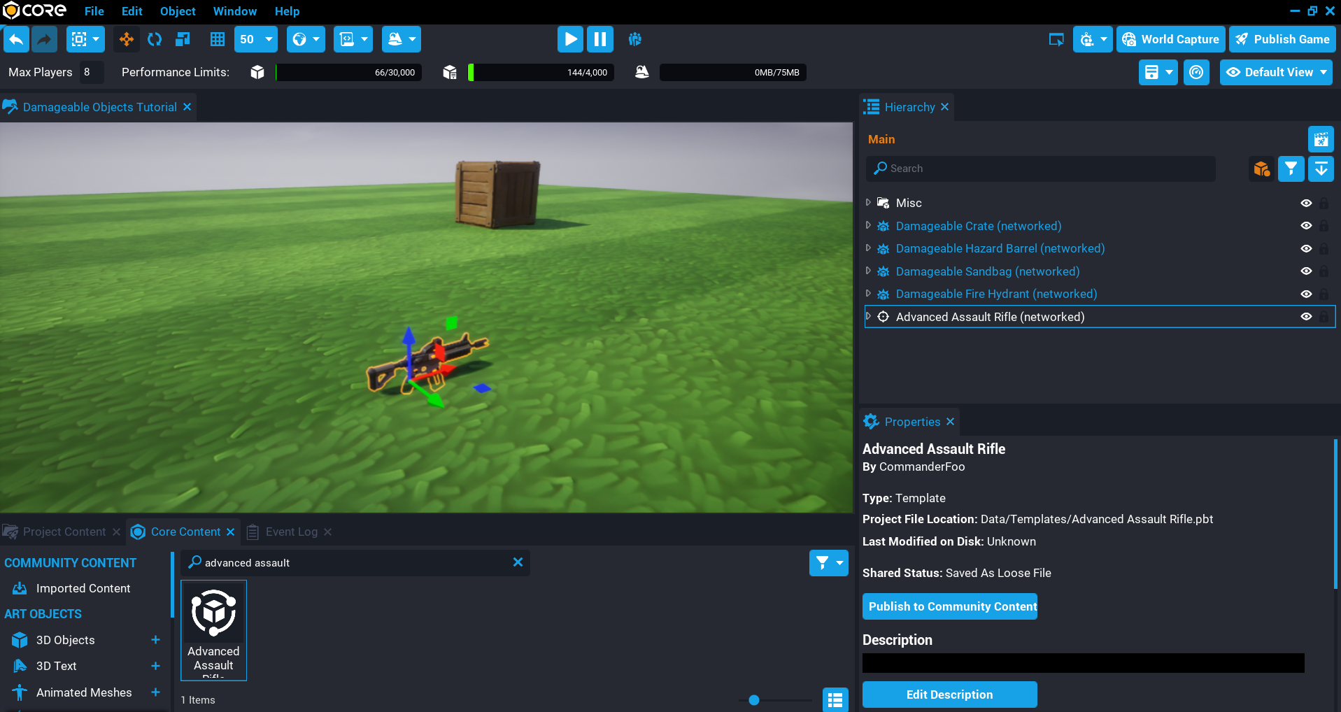 !Advanced Assault Rifle