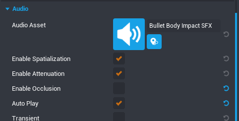 For the bang! Audio Settings