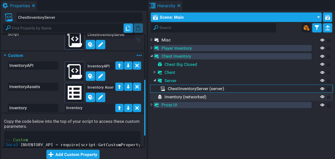!Chest Inventory Props