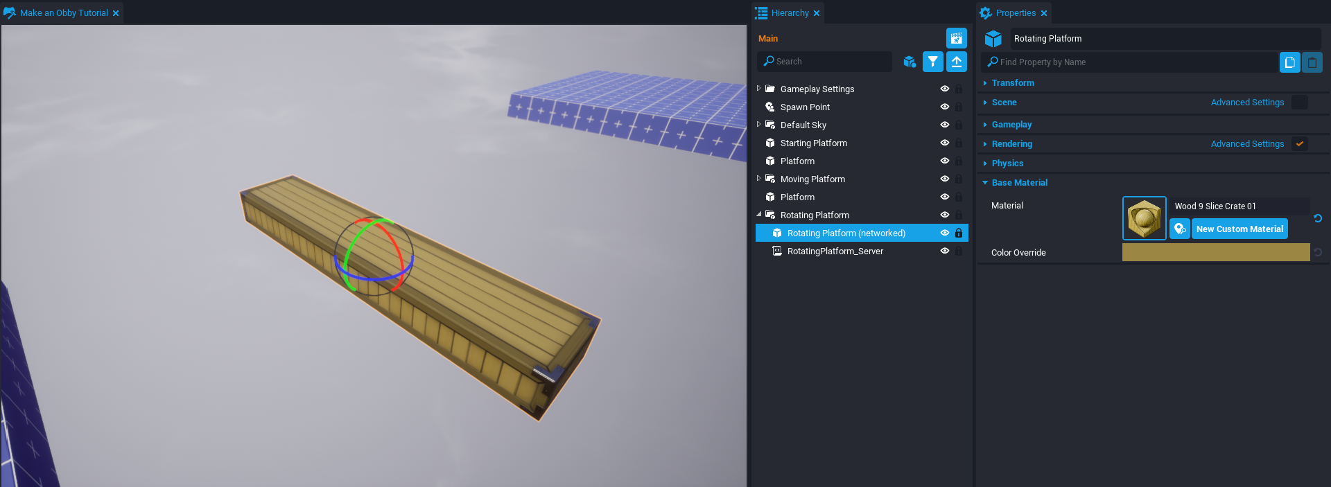 !Rotating Platform Material