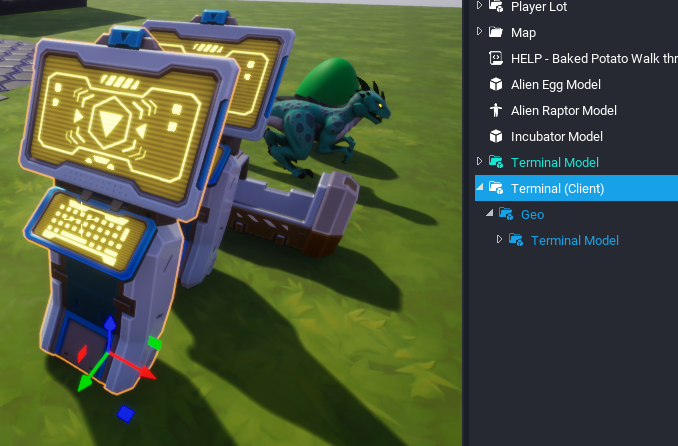 !Terminal Placeable Client