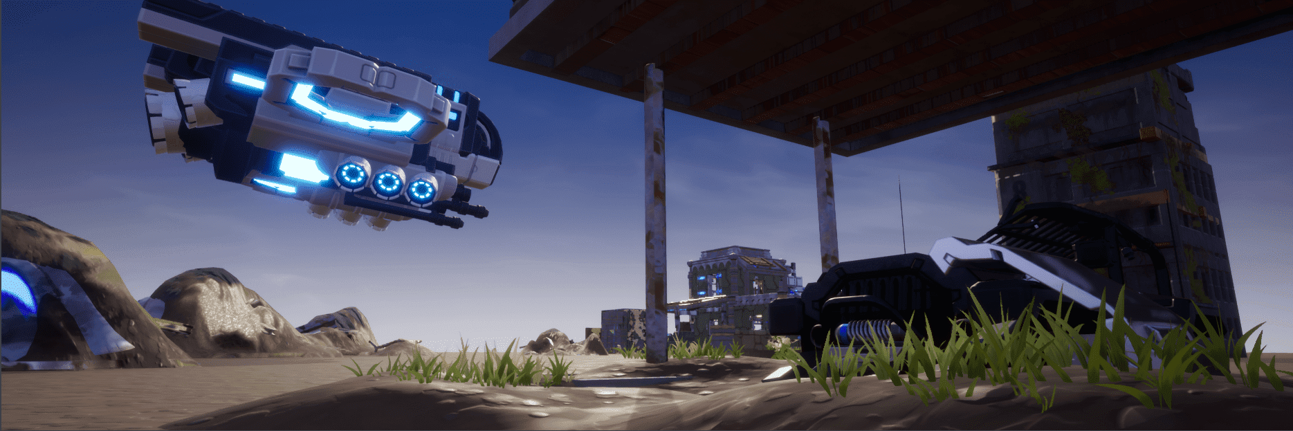 My scene before any effects are added. Post Process Effects